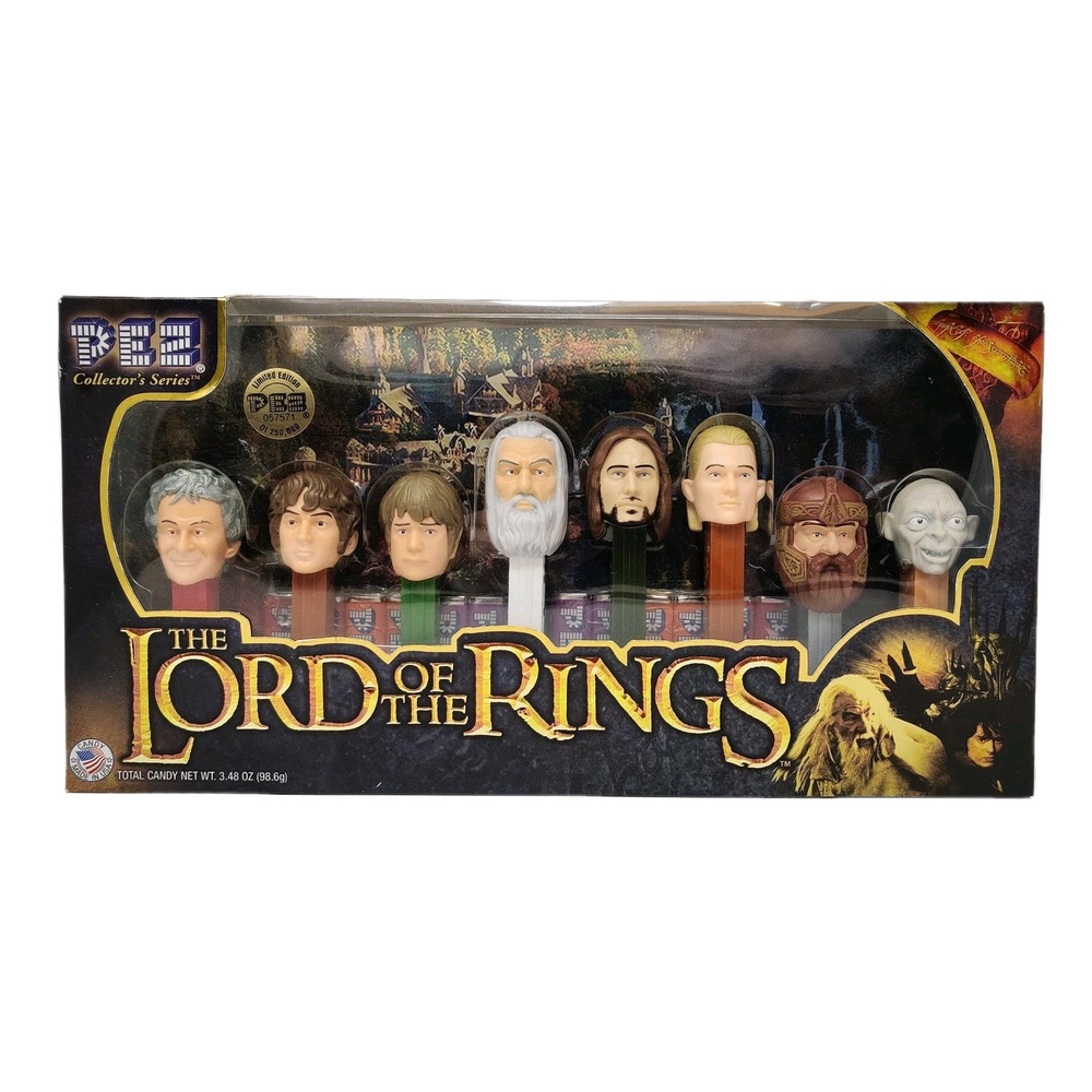 Lord of the Rings Limited Ed Pez Dispenser Set Collector Series 2011 NIB *Read